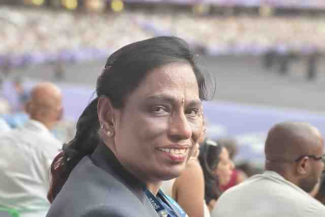 P T Usha during Olympics closing ceremony